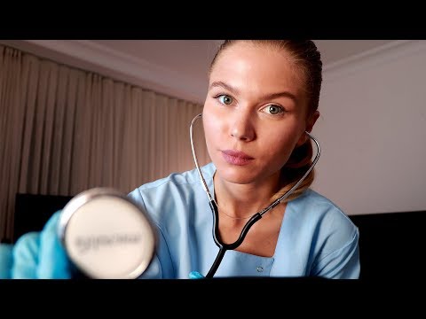 [ASMR] Night Nurse Lizi Checks You and Help You Sleep.  Medical RP, Personal Attention