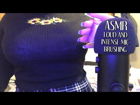 ASMR - Loud and Intense Mic Brushing