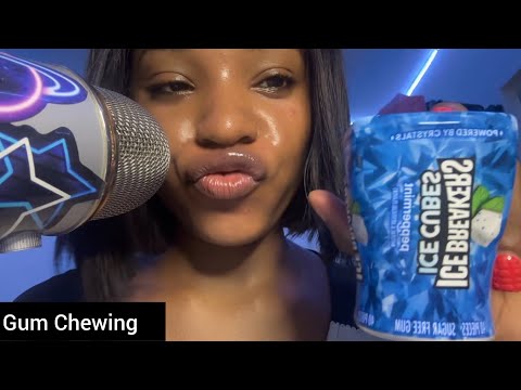ASMR GUM CHEWING & Whispering~ Trying out a new Gum| Gum Review