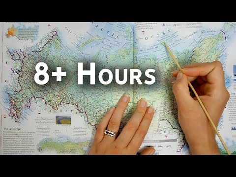 ASMR Country Maps for 8+ Hours