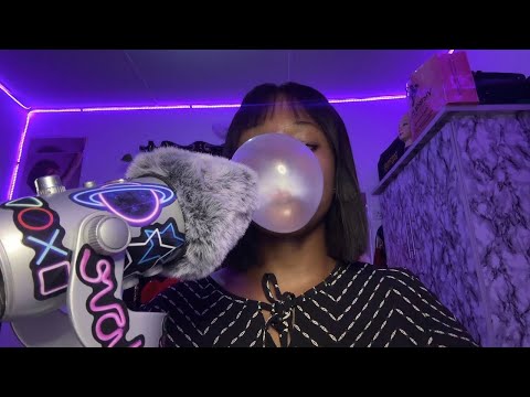 ASMR Ramble + Gum Chewing ✨ Snapping and Cracking Bubble Gum