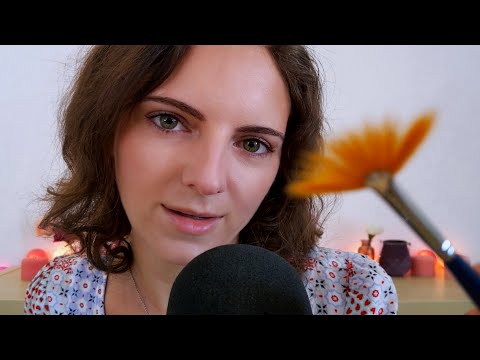 ASMR | Face Brushing to Relieve Stress [Mic Brushing, Personal Attention]🖌️