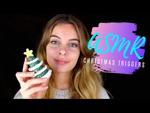 [ASMR] Christmas Themed Triggers (+ whispers)
