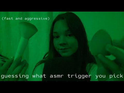guessing what asmr trigger you want-(fast and aggressive)~annaASMR