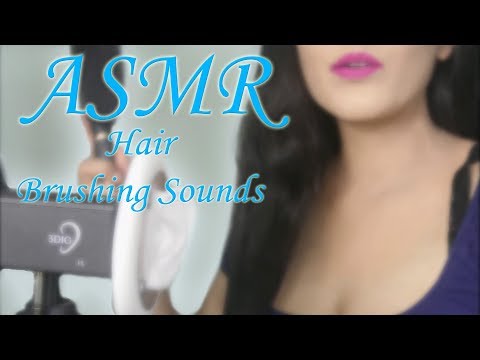 ASMR  Hair Brushing Soft Spoken 💗3DIO BINAURAL 👩🏻💗