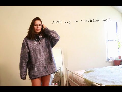 asmr try-on clothing haul