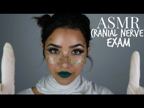 ASMR Cranial Nerve Exam (Glove sounds, Personal attention, Face Touching, Cottons...)