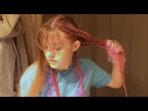 Vlog- dying my hair pink... fail :(