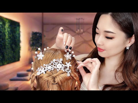 [ASMR] Doing Your Wedding Hair ~ 2 Styles