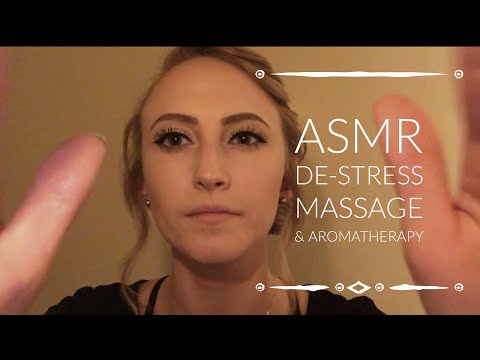 [ASMR] Helping You De-stress and Sleep. Aromatherapy and Massage