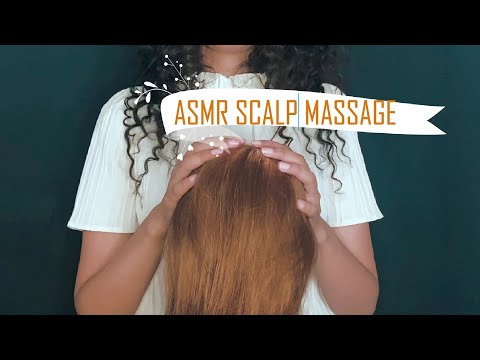 ASMR Relaxing, Hair brushing + Scalp Massage