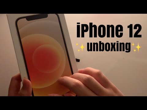 ASMR | tingly iPhone 12 unboxing! ( no talking )