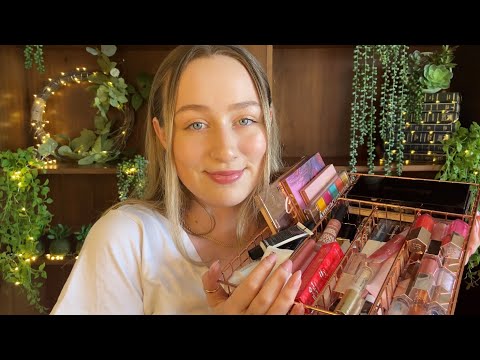 ASMR Makeup Collection | Long Nails, Lipgloss Sounds & Fast Triggers
