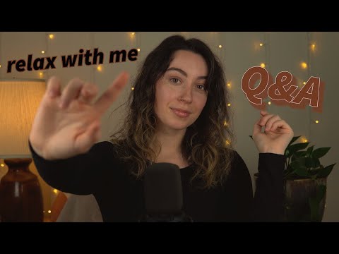ASMR | Your Questions, Answered! Relaxing, Soft Spoken Q&A