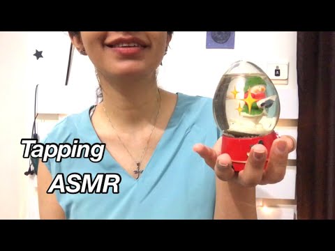 ASMR | Tapping on random objects with earphone mic (No talking) 😴