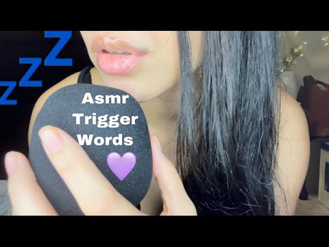 Asmr | Tingly Trigger Words and Microphone Sounds | Whispering