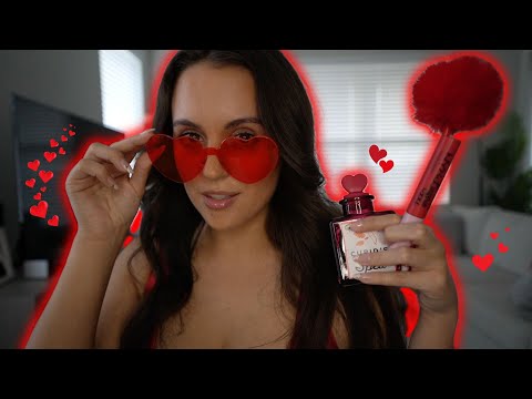 ASMR red trigger assortment for Valentines Day 😍❤️‍🔥