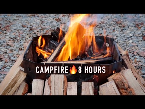 ASMR🔥8 Hours🔥Campfire | Relaxing Bonfire Sounds