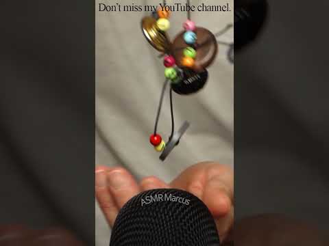ASMR Jangles and clicking from beads and buttons #short