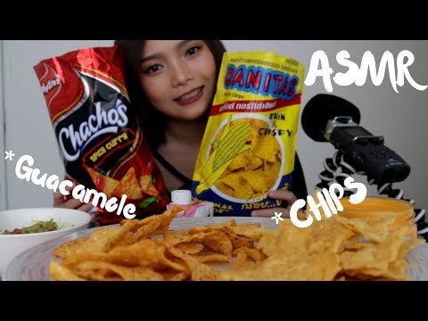 ASMR CHIPS+GUACAMOLE (Crunchy Eating Sounds)🥑| Hanna ASMR