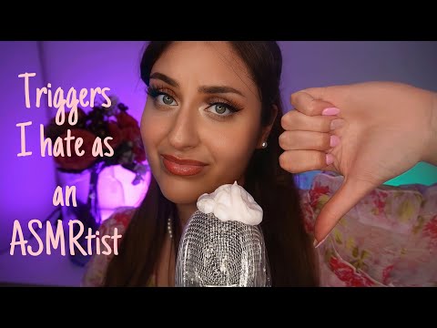 ASMR TRIGGERS I HATE as an ASMRtist 👎🏽 Triggers for Tingles and Sleep (deutsch/german)