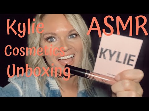 ASMR Kylie Cosmetics Unboxing and Product Review