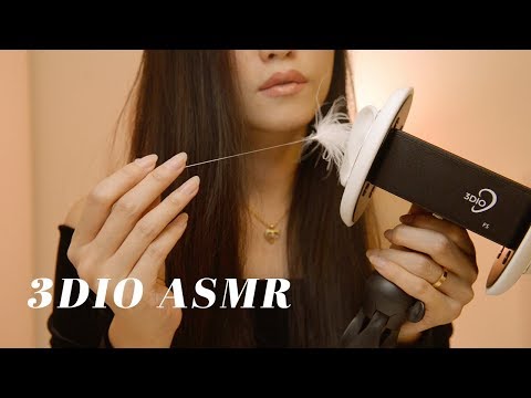 ASMR 3Dio Mic Test | Ear Cleaning, Massage, Cupping, Tapping (No Talking)