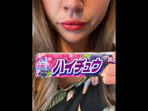 ASMR Japanese Candy/Gum Chewing Whisper Ramble