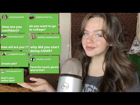 ASMR Answering Your Questions (Q&A)