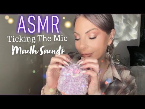 ASMR Natural Mouth Sounds & Close Up Whisper While “Tickling” The Mic - INSANE ASMR TINGLES!