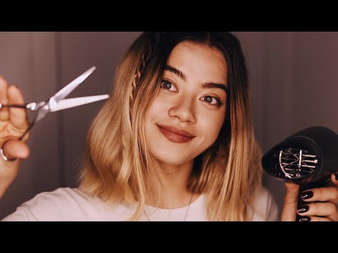 [ASMR] Relaxing Haircut for your Sleep| Head Washing| Scalp Massage| Soft Spoken Roleplay