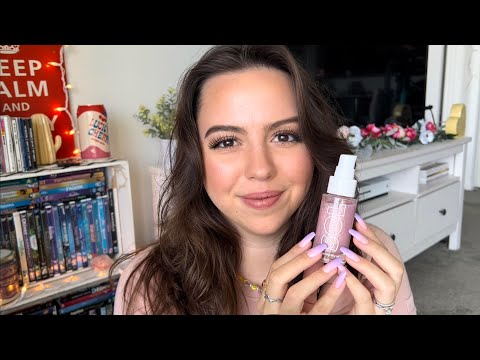 ASMR April Favorites 🌸 | Beauty, Wellness, Accessories | Tapping, Scratching, Tracing, Whispering 💜