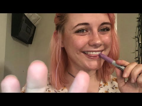 ASMR // Pen Noms and Face Drawing ✍🏻 ฅ^•ﻌ•^ฅ
