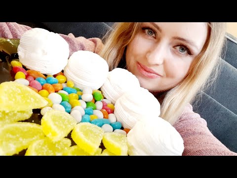 #asmr #marshmellows #marmalade #seapebbles| eating sounds,  whispering,  mouth sounds