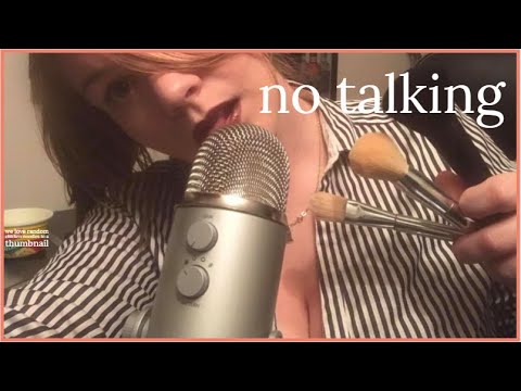ASMR Mouth sounds and mic brushing