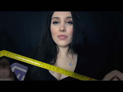 ASMR drawing you // measuring, personal attention