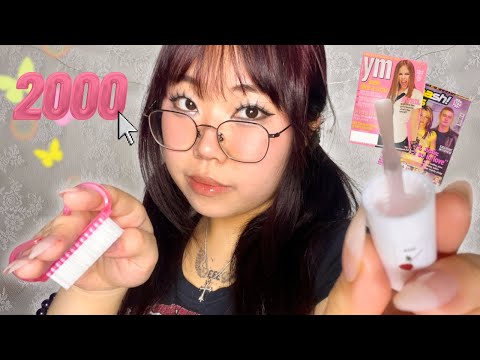 2000s Girl does your Nails ASMR⭐️