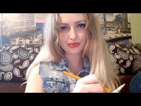 ASMR| WRITING YOUR FAVORITE TRIGGERS/HAND MOVEMENT/ SOUNDS OF PEN
