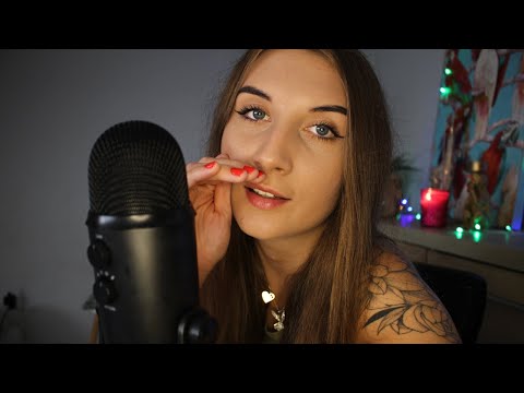 ASMR| **REPEATING MY INTRO** WHISPERING, MOUTH SOUNDS 😴🌛