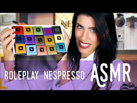 ASMR ita - ☕ NESPRESSO COFFEE SHOP • Roleplay (Soft Spoken)