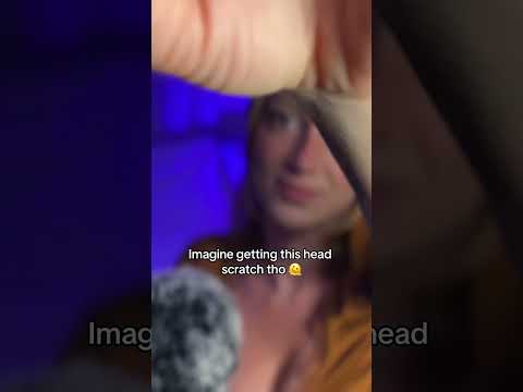 The most satisfying head scratch of your life #asmr #relax #oddlysatisfying
