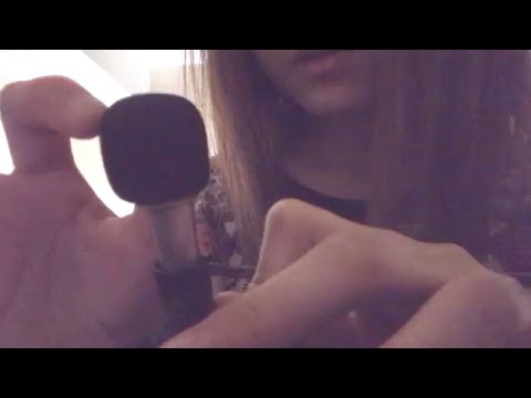 ASMR TINGLY Mic Sounds~Close-Up Rubbing & Whispering
