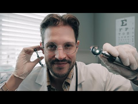 ASMR *Ridiculously Detailed* Cranial Nerve Exam Realistic Doctor Roleplay