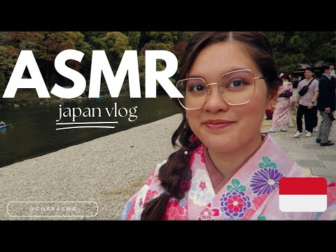 ASMR IND Tokyo Vlog ⛩️ | Whispering, Tapping, Suara Alam