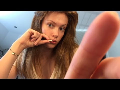 ASMR Up Close Gum Chewing and Camera Tapping/Adjusting