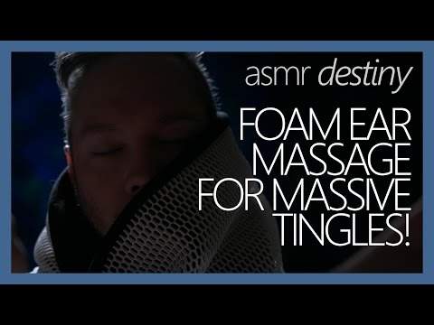 ASMR Foam Ear Massage Overload for ✦ Massive Tingles! ✦(4K)