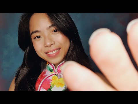 [ASMR] Auspicious Wishes for Happiness, Wealth, Peace (Mandarin) ✧ w/ Face Touching & Hand Movements