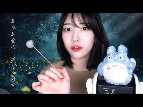 ASMR 토토로 숲속에서 힐링 귀청소 받고가세요 / 귀청소 롤플레이 / Ear Cleaning ASMR