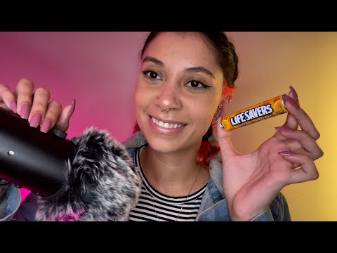 ASMR *NO TALKING* Hard Candy & Hand Movements (Mouth Sounds)