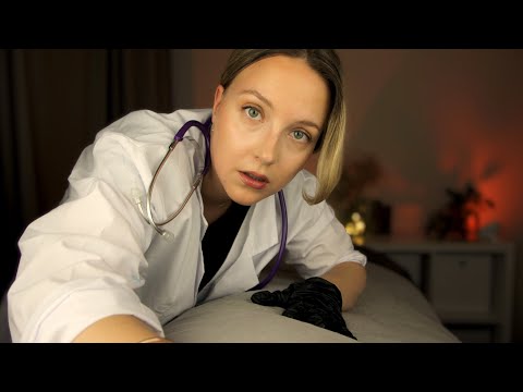 ASMR Chiropractor Tucks You In *Crispy Sheets* Body Adjustments, Massage,  Face Touching Roleplay
